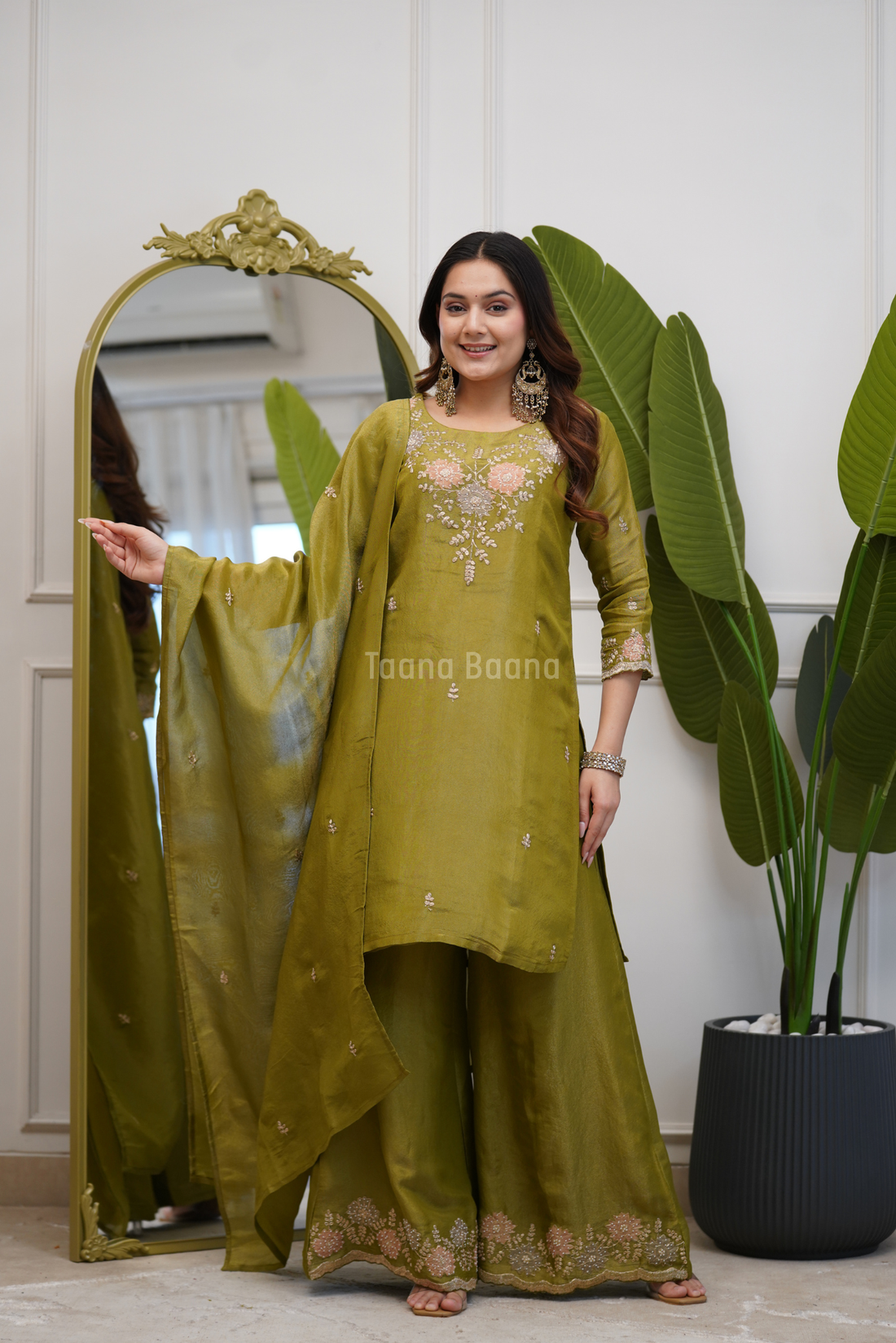 Dupatta Plazo Set