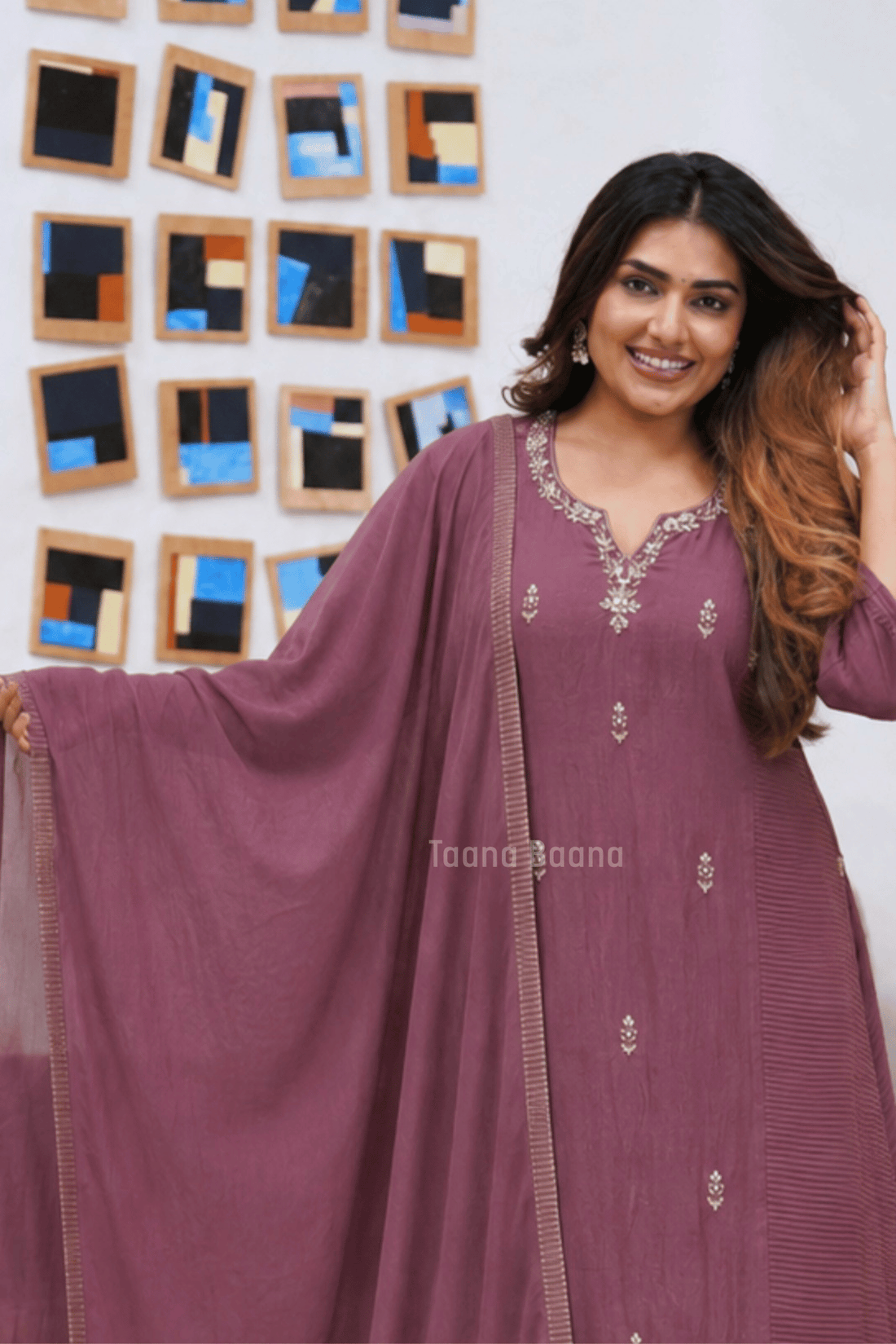 Dupatta Pant Set