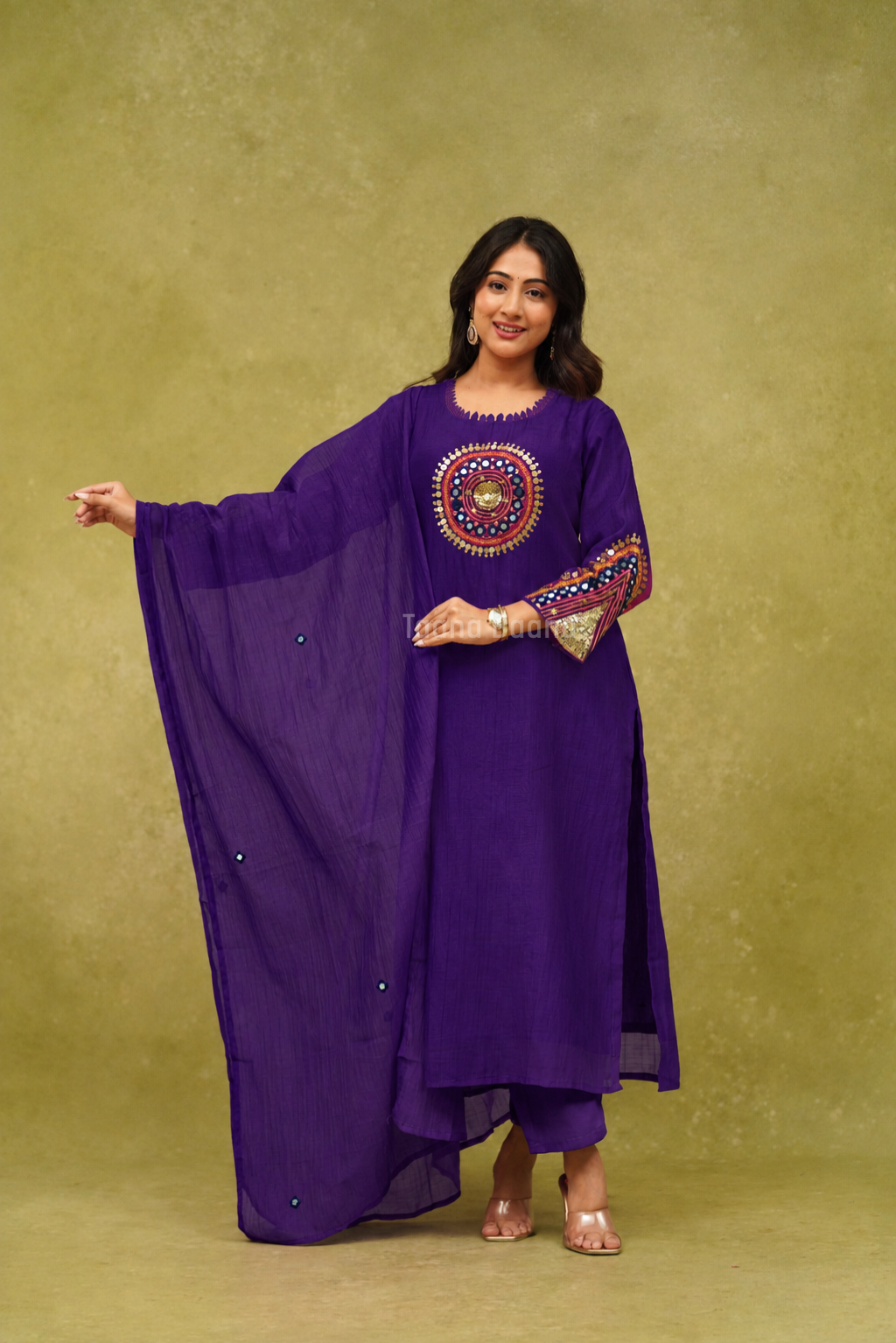 Dupatta Pant Set