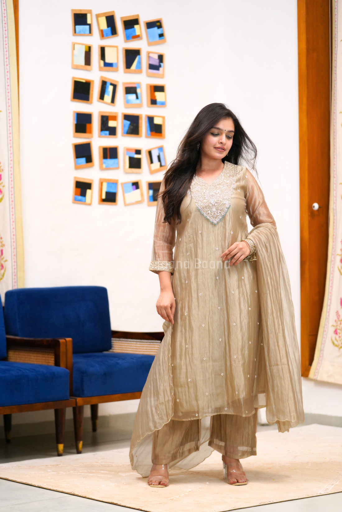 Dupatta Pant Set