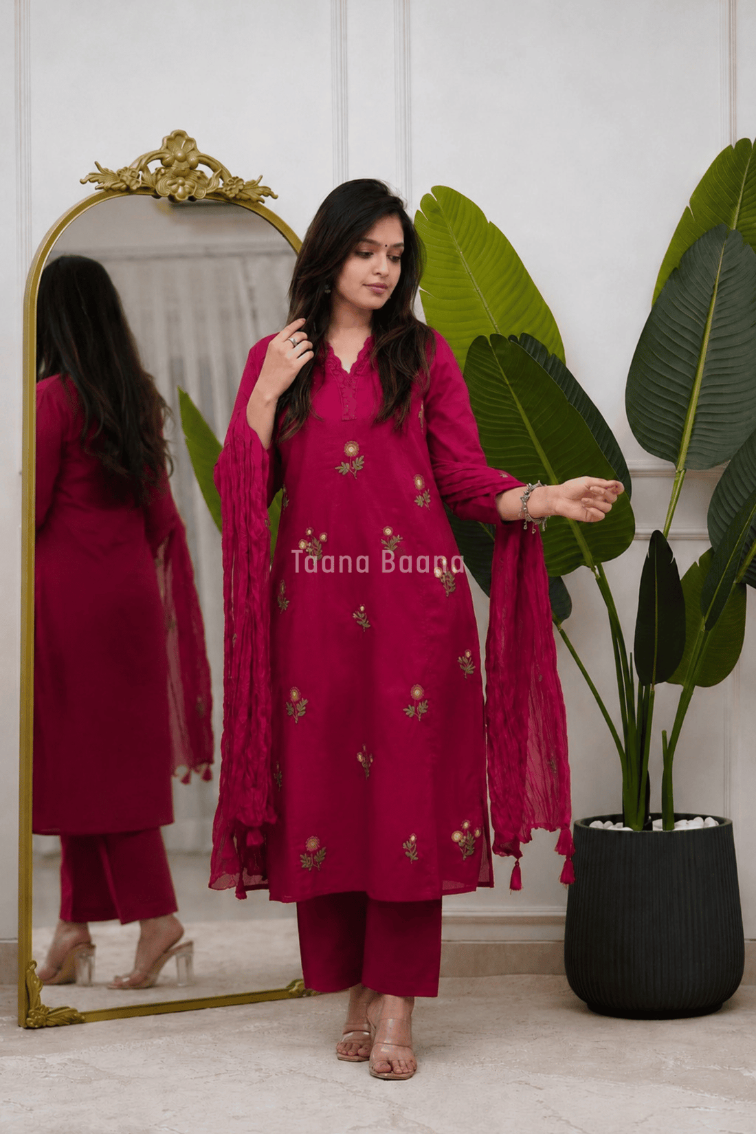 Dupatta Pant Set