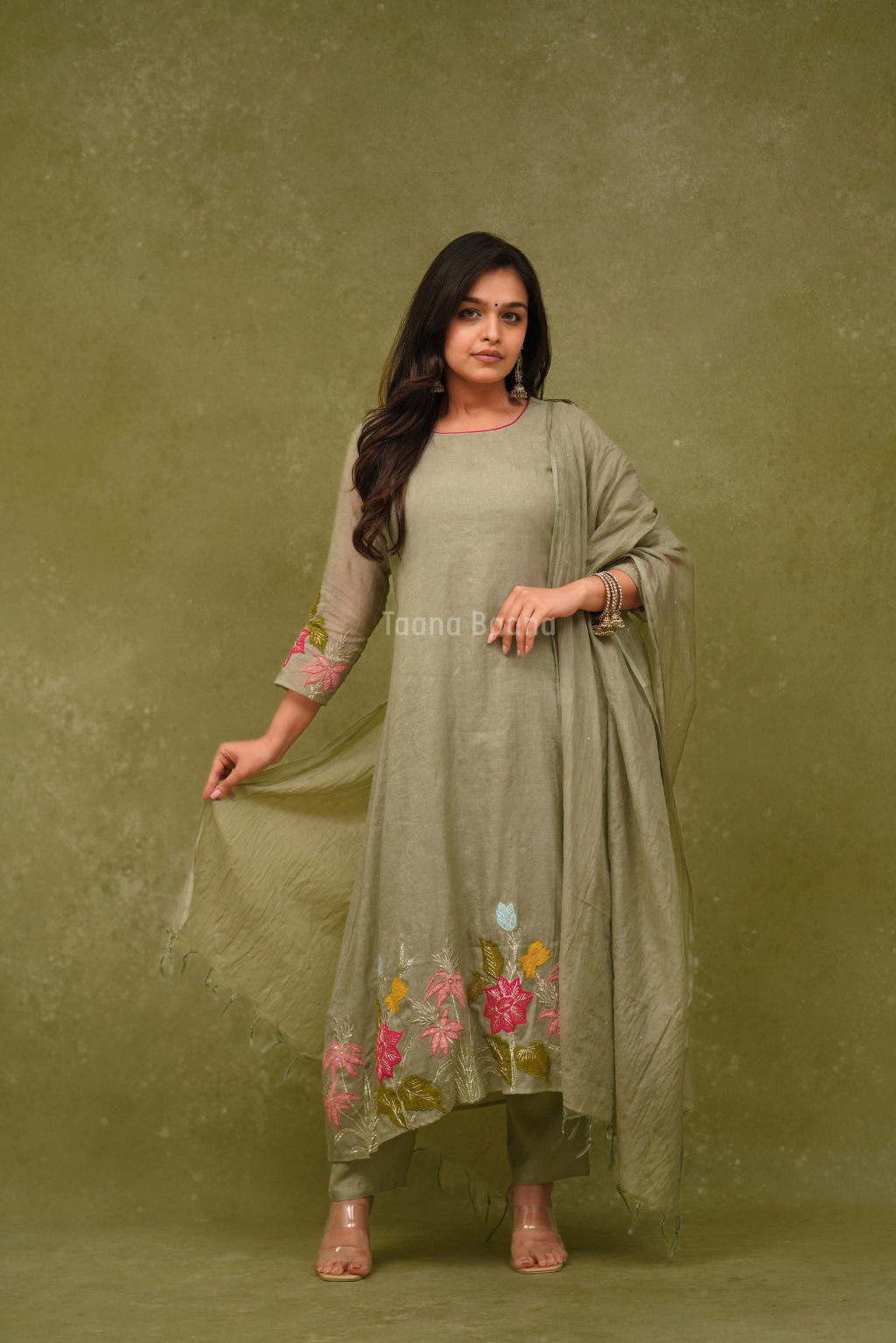 Dupatta Pant Set