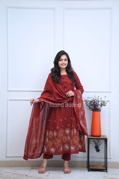 Dupatta Pant Set