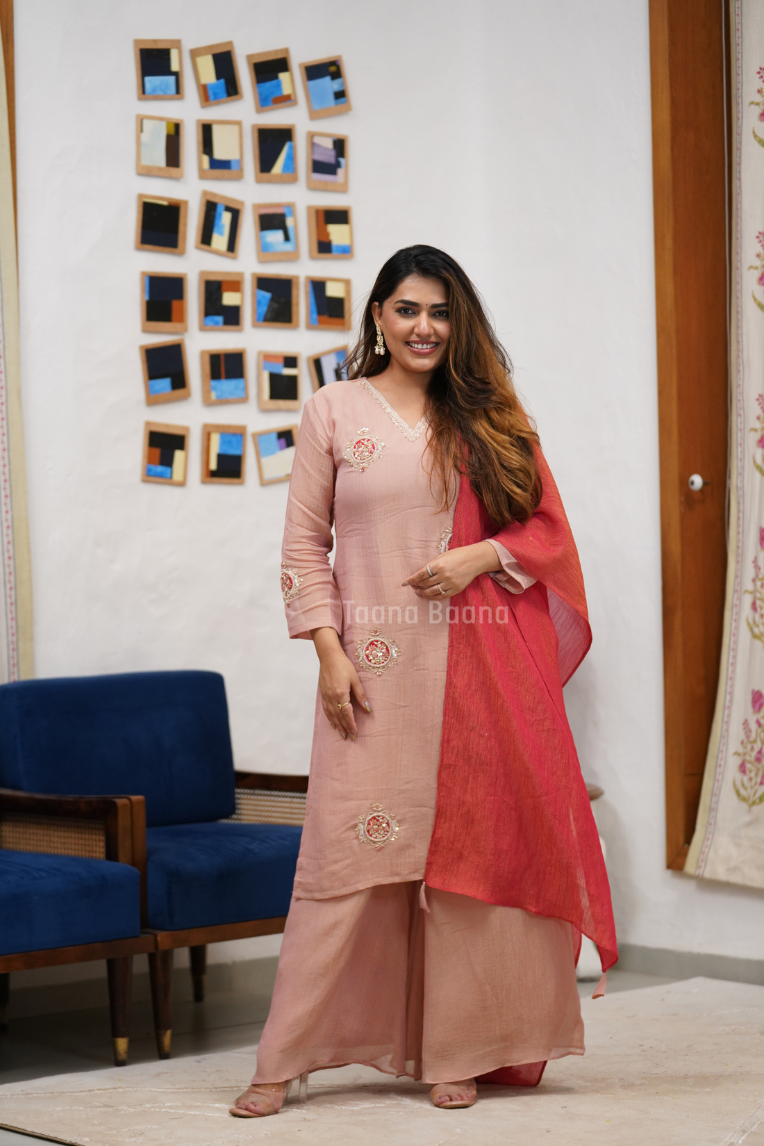 Dupatta Plazo Set
