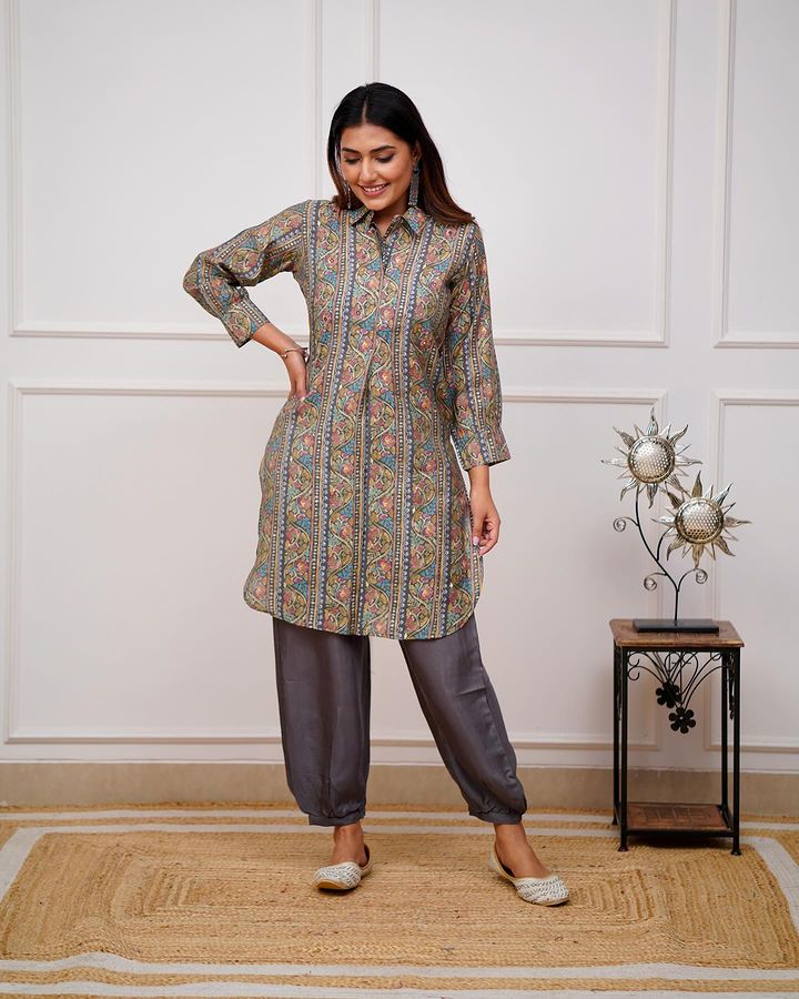 Afghani Kurti Pant set