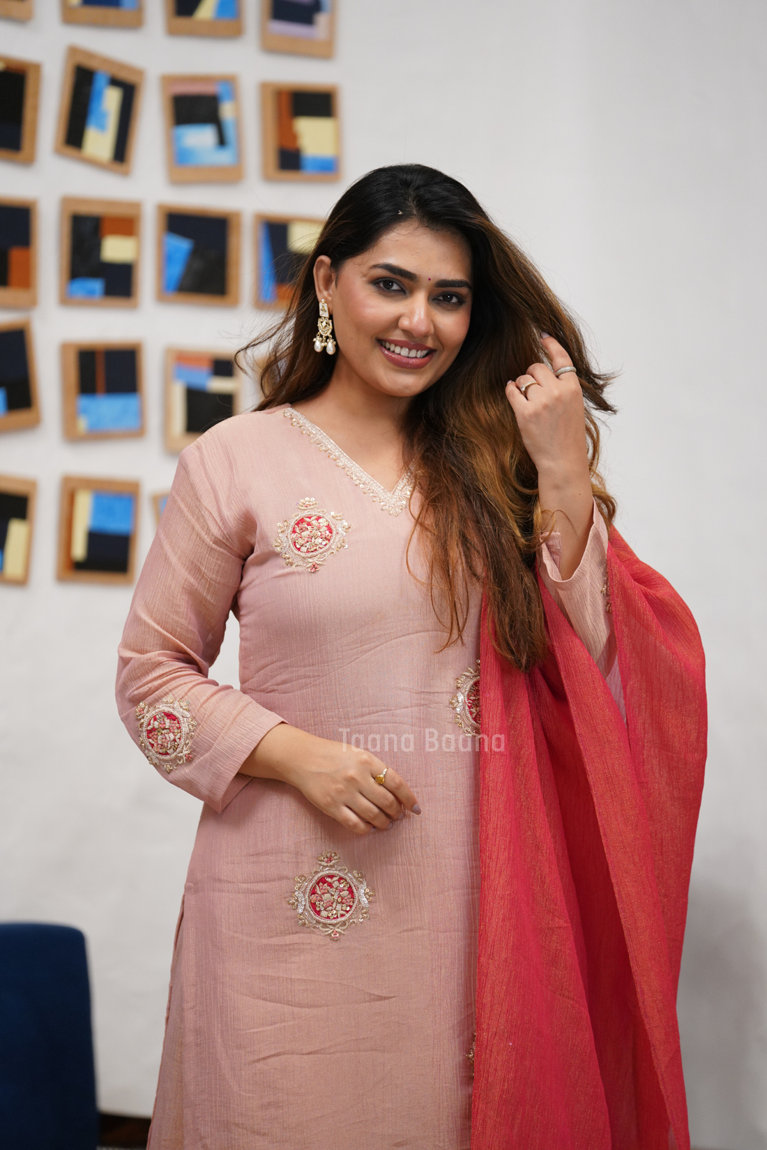 Dupatta Plazo Set