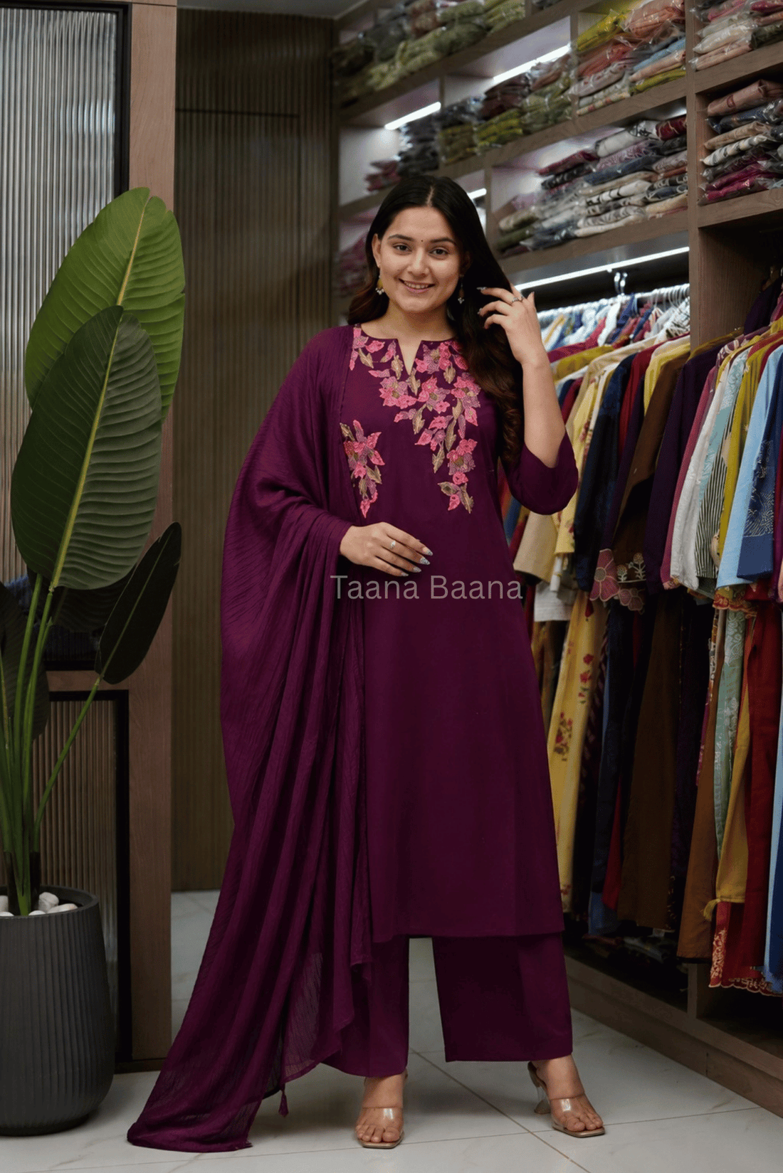 Dupatta Pant Set