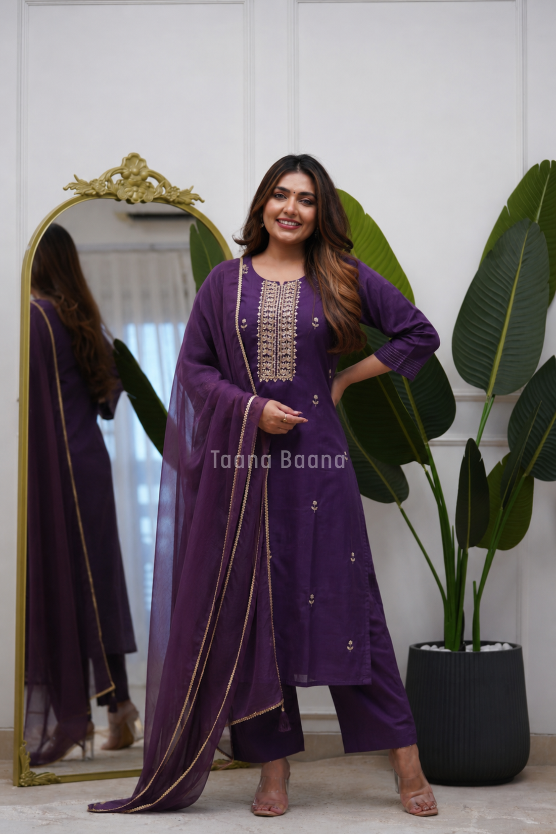 Dupatta Pant Set
