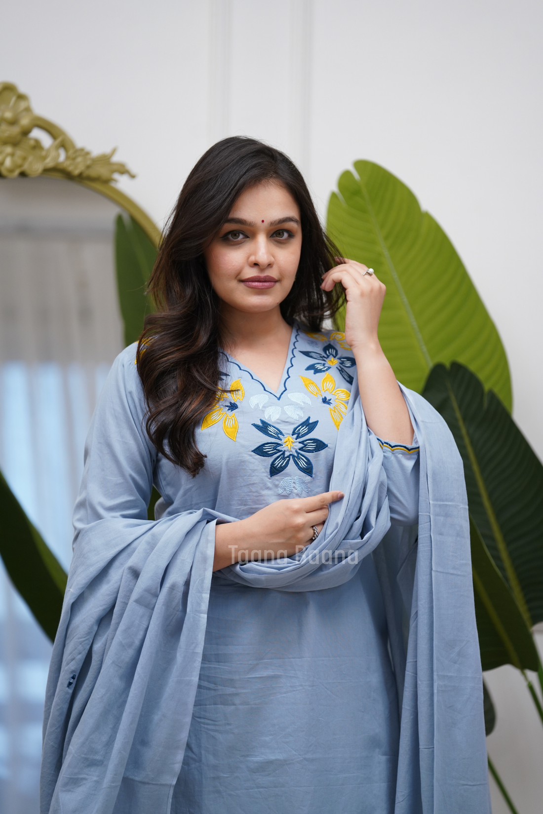 Dupatta Pant Set