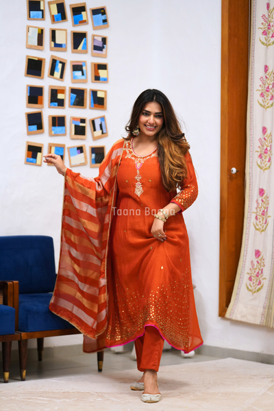 Dupatta Pant Set
