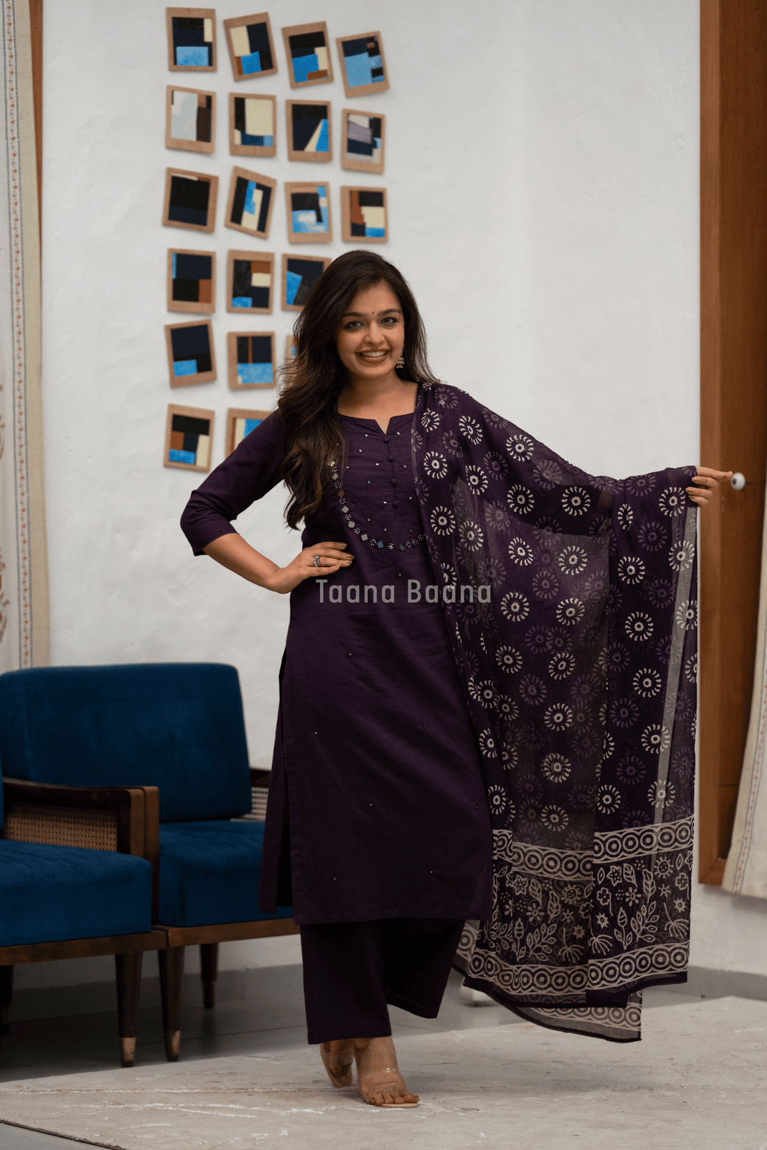 Dupatta Pant Set
