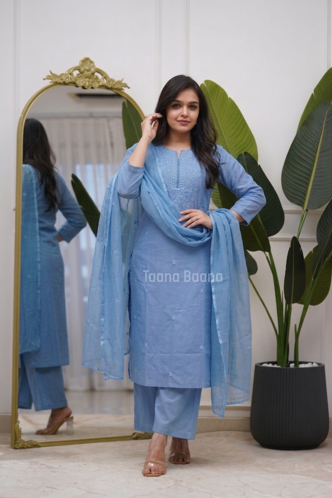 Dupatta Pant Set