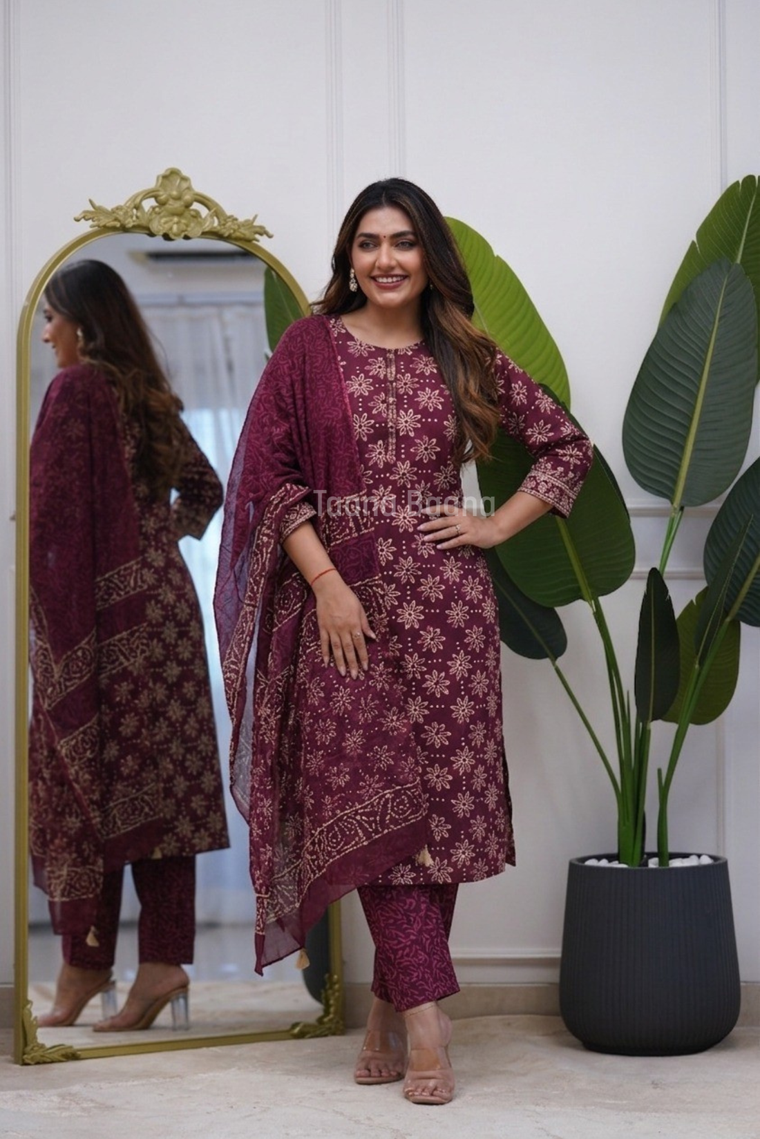 Dupatta Pant Set