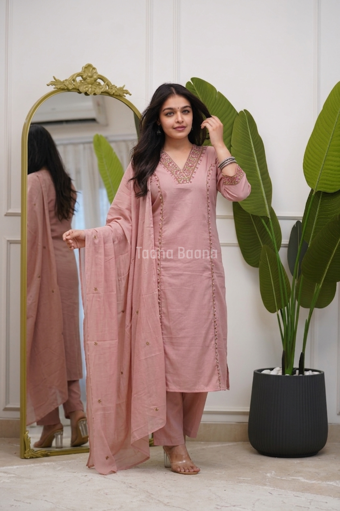 Dupatta Pant Set