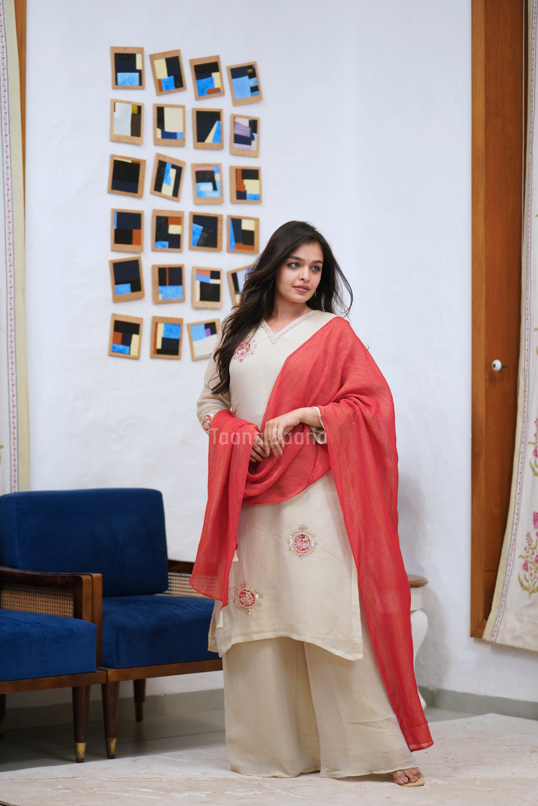 Plazo Dupatta Set