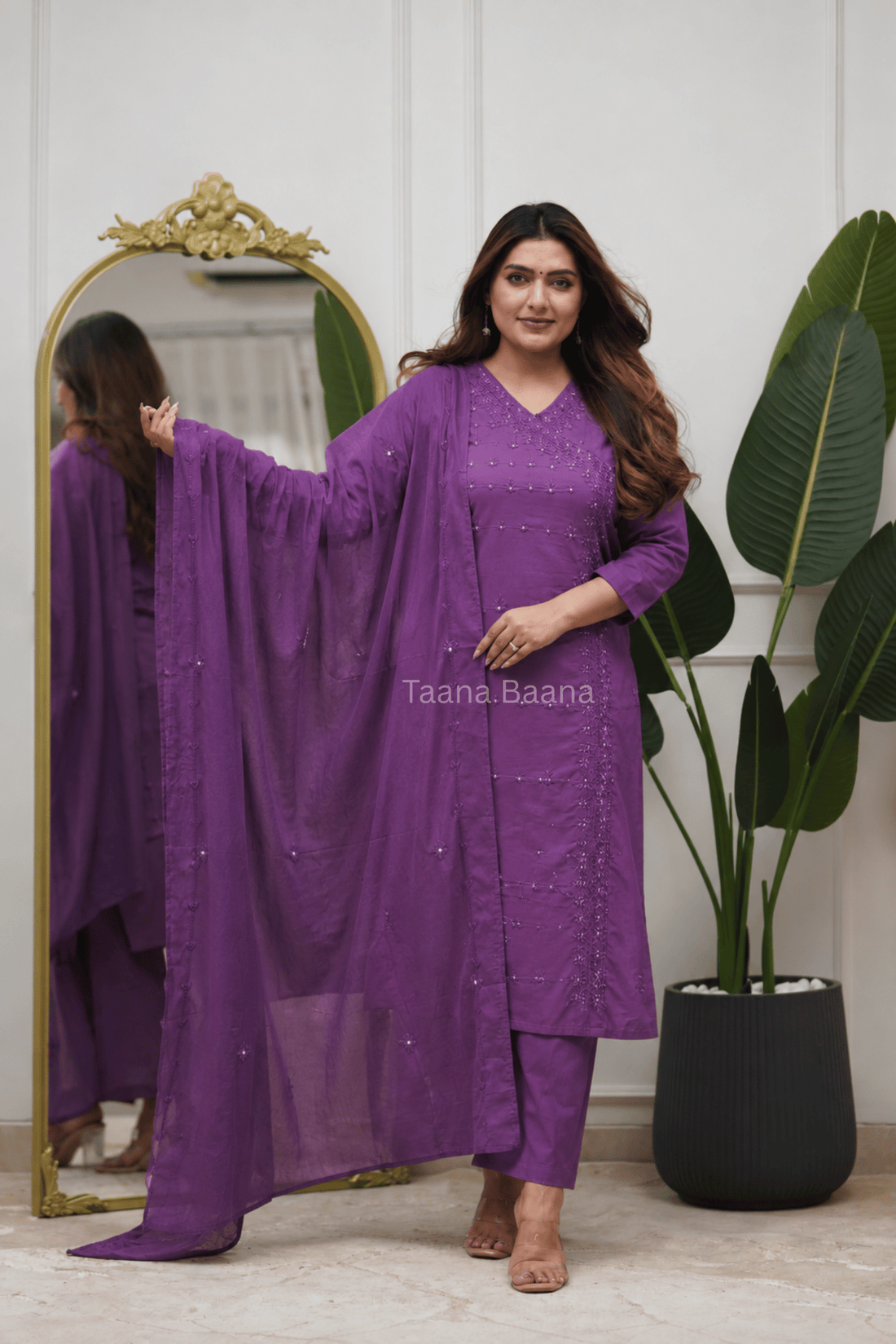 Dupatta Pant Set