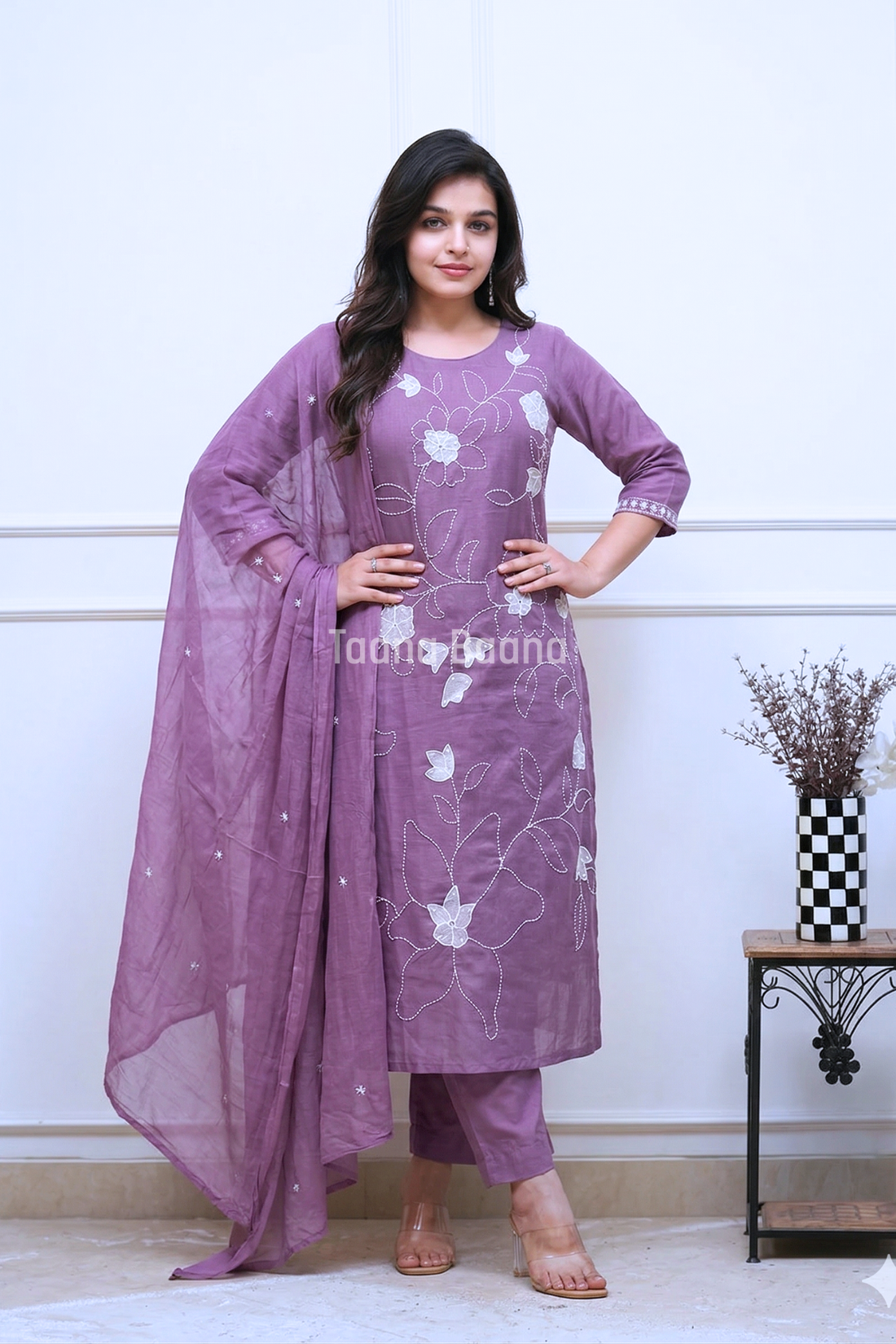 Dupatta Pant Set