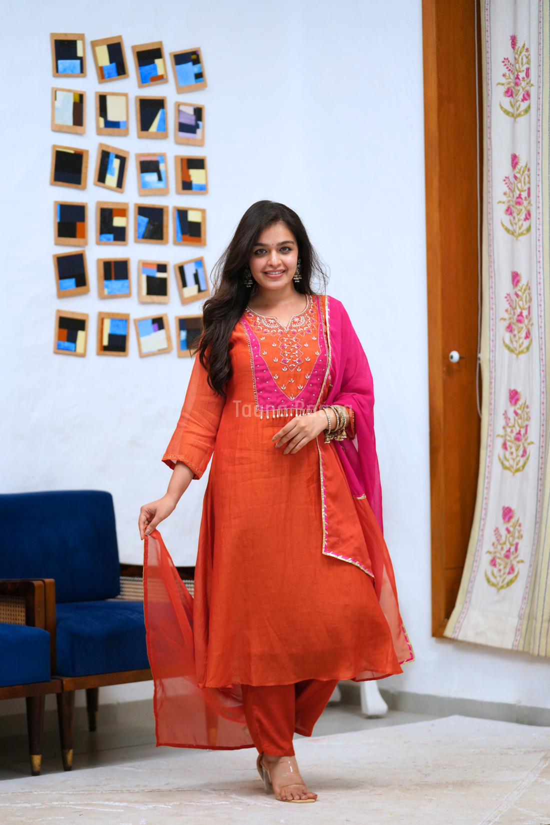 Dupatta Pant Set