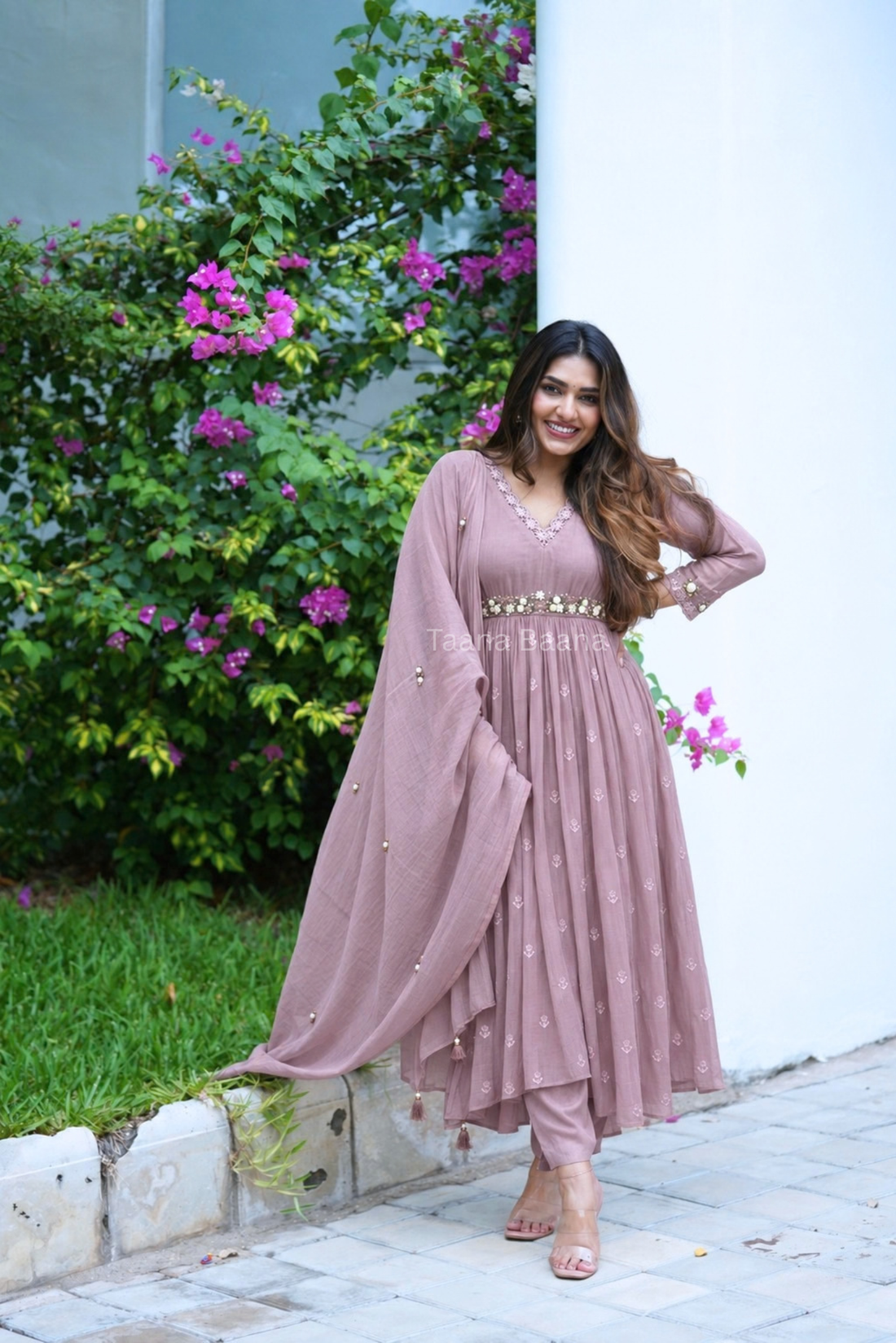 Anarkali Dupatta Set