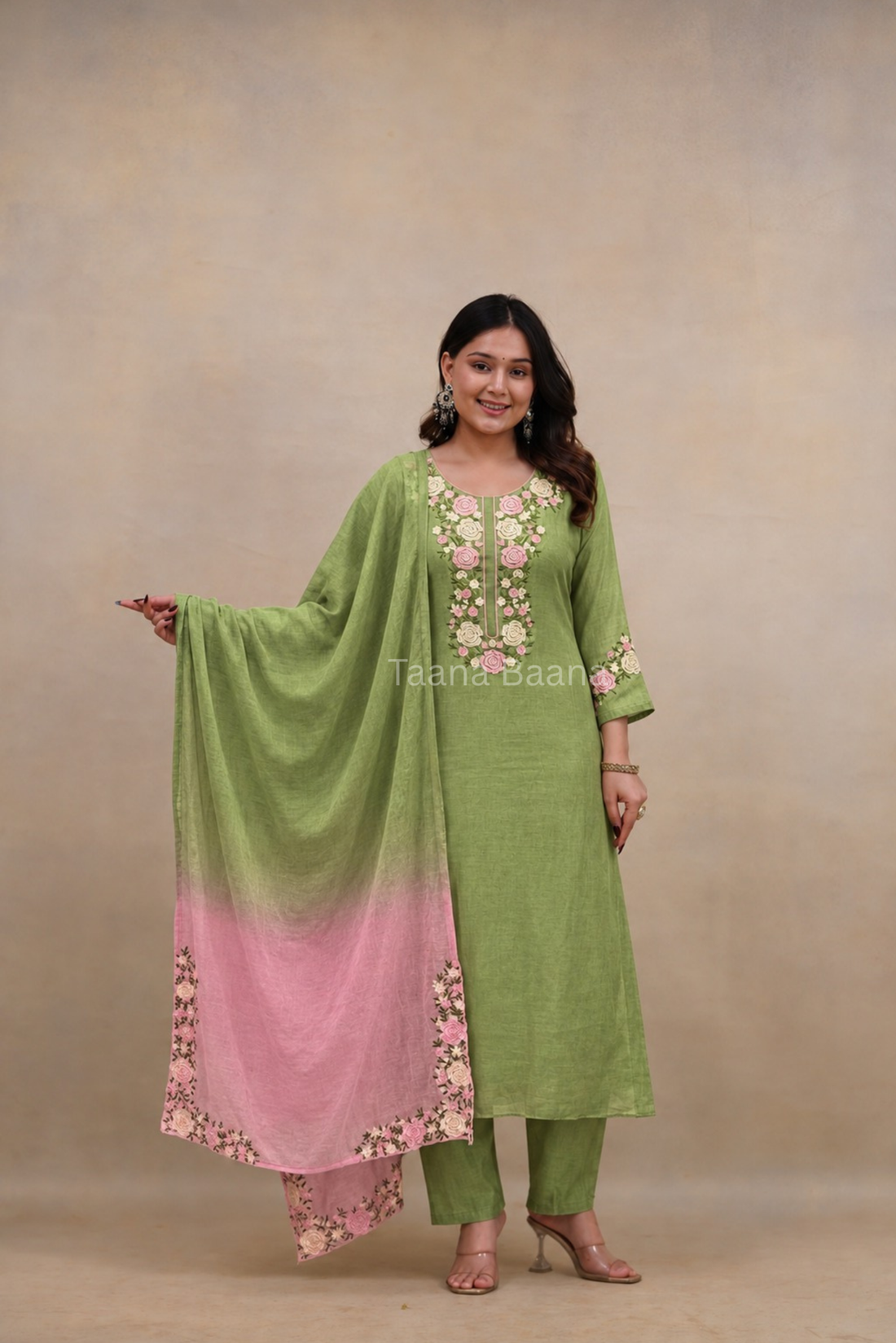 Dupatta Pant Set