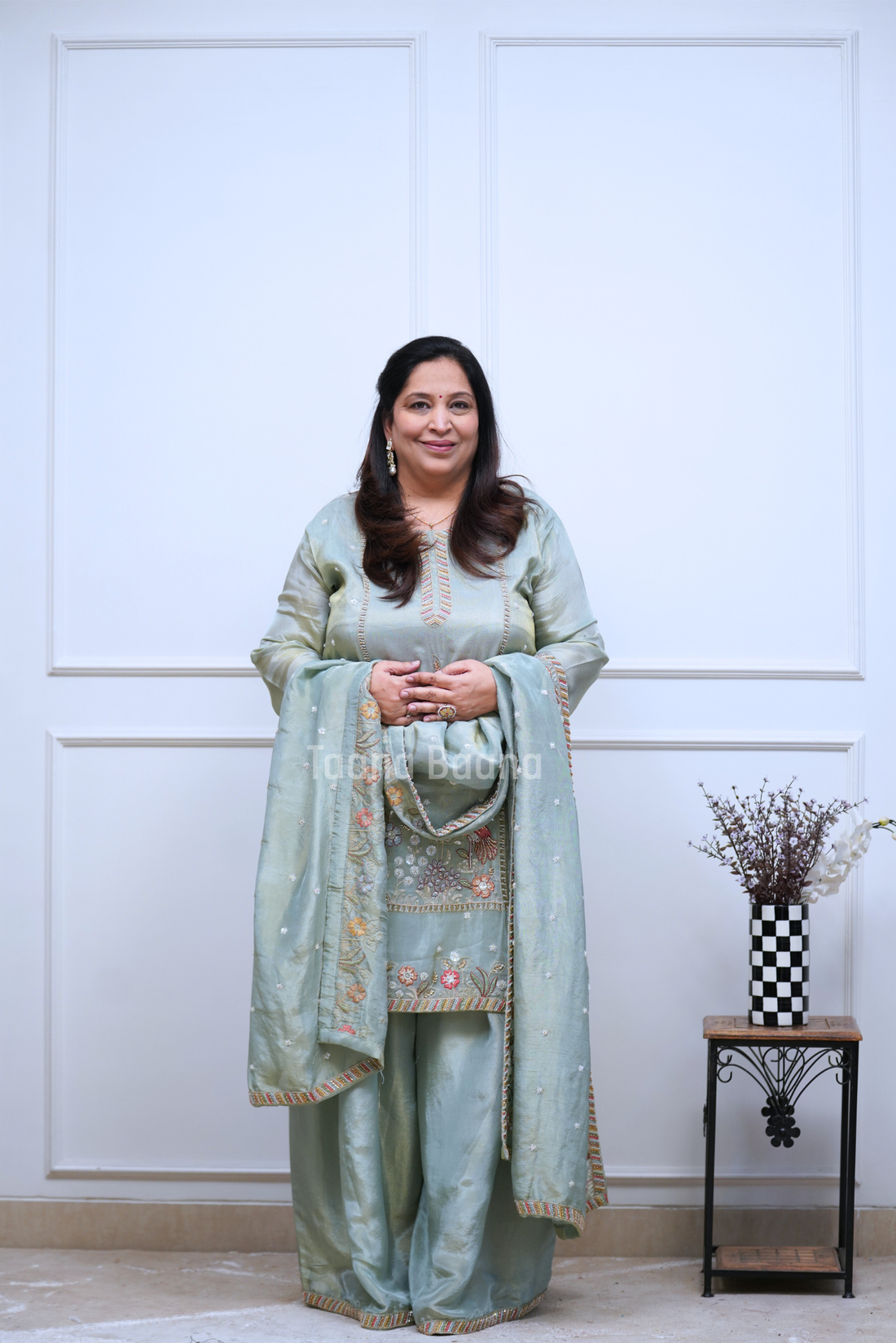 Dupatta Plazo Set