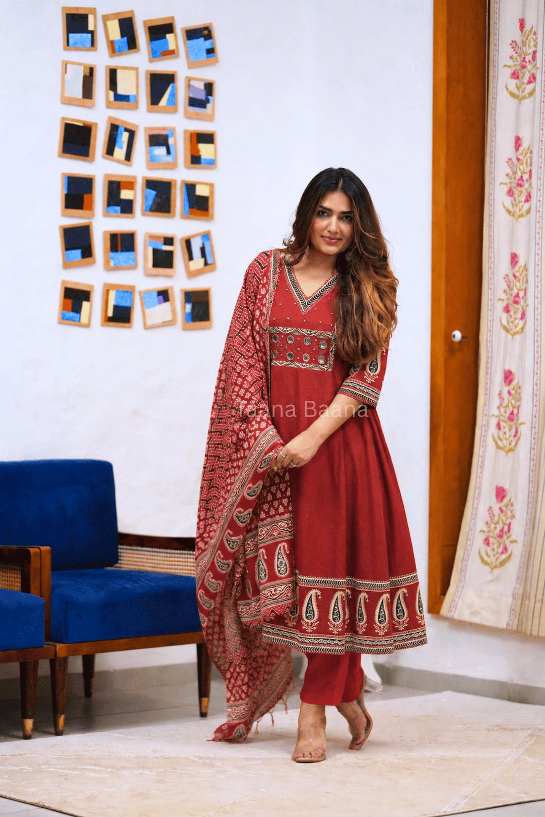 Dupatta Pant Set