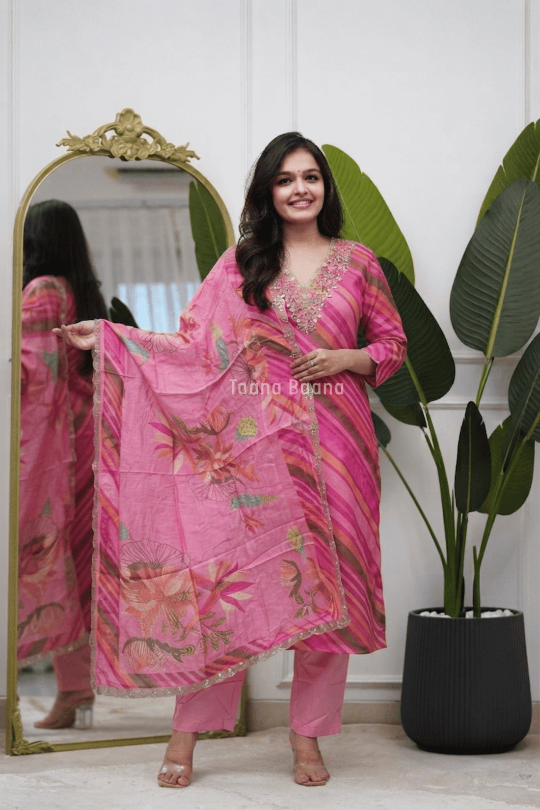 Dupatta Pant Set