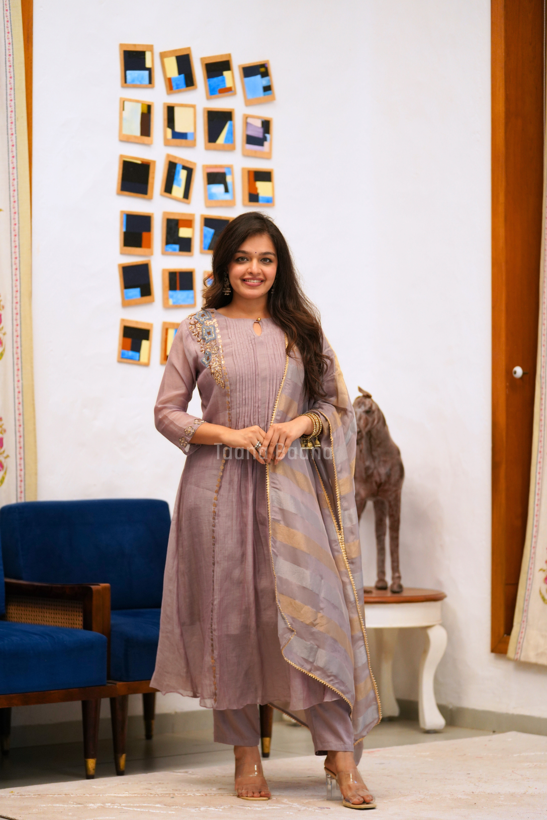 Dupatta Pant Set