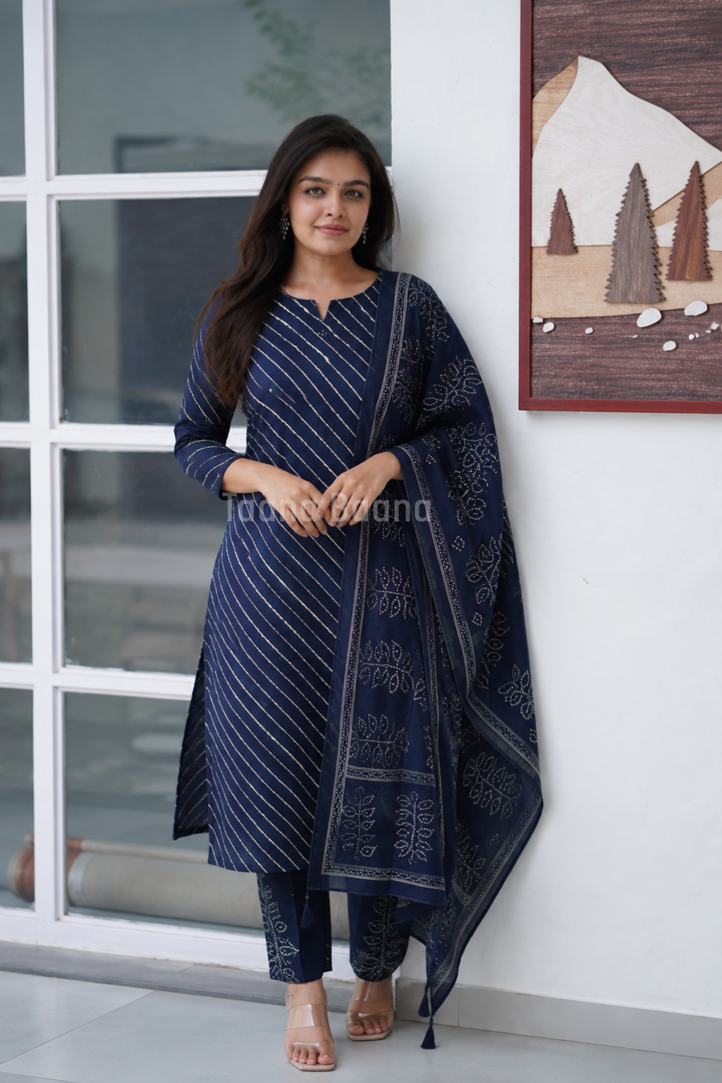Dupatta Pant Set