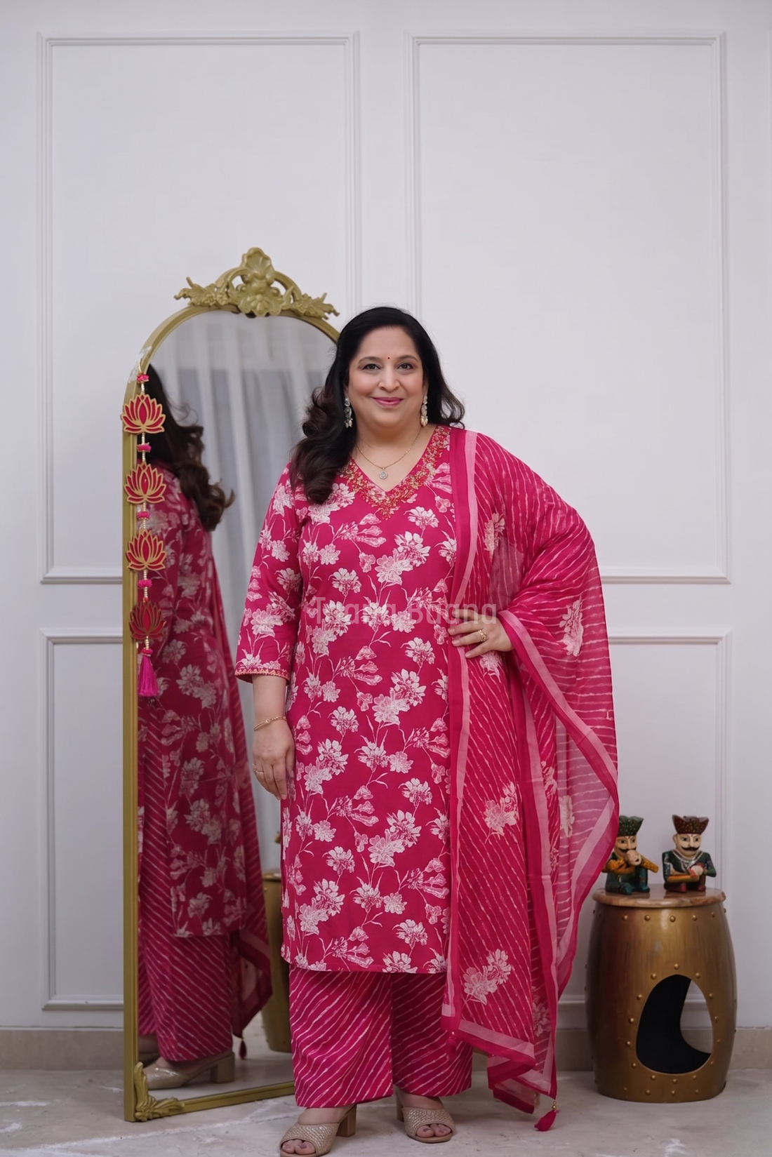 Dupatta Pant Set