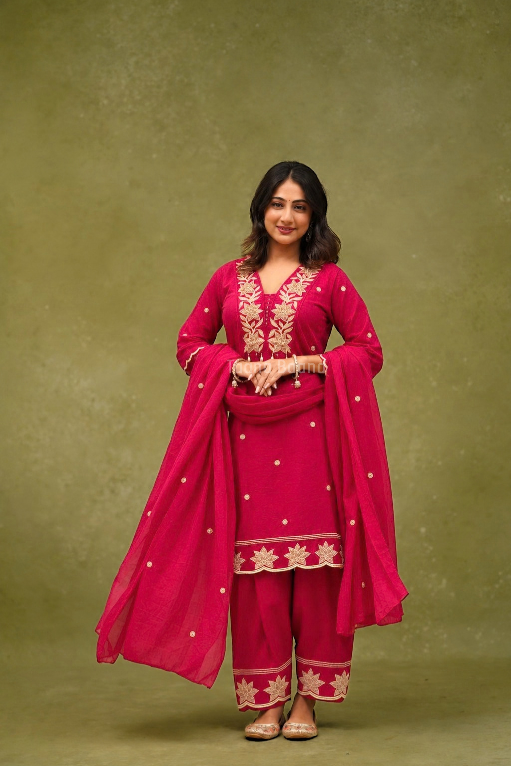 Dupatta Pant Set