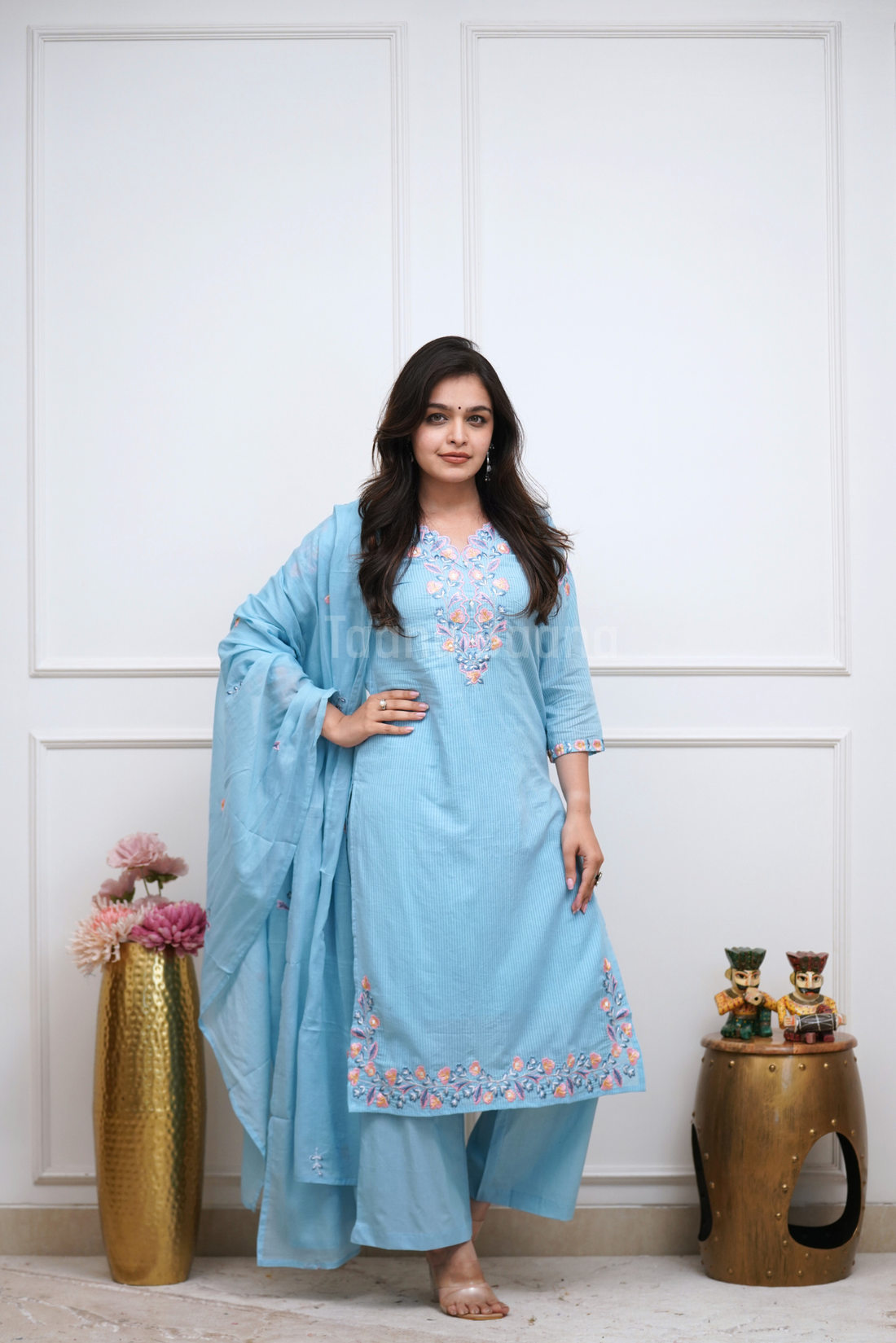 Dupatta Pant Set