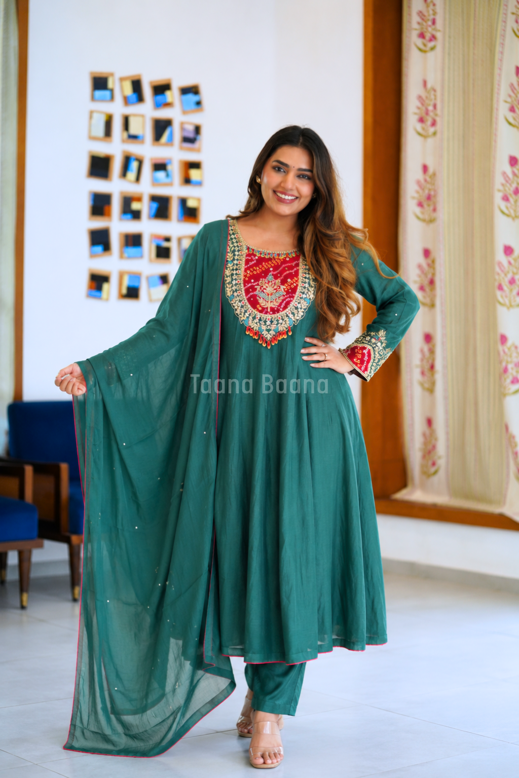 Anarkali Dupatta Suit