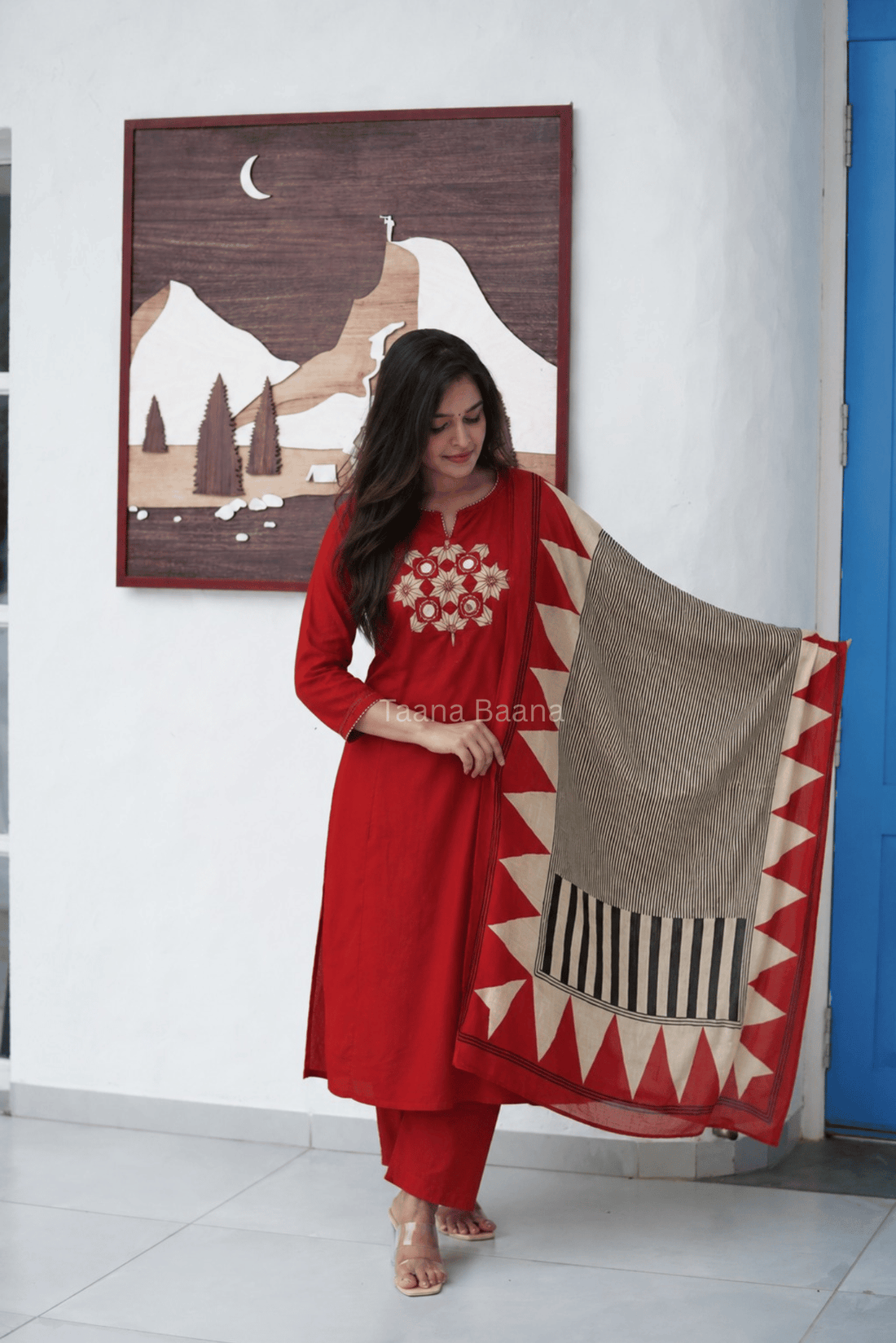 Dupatta Pant Set