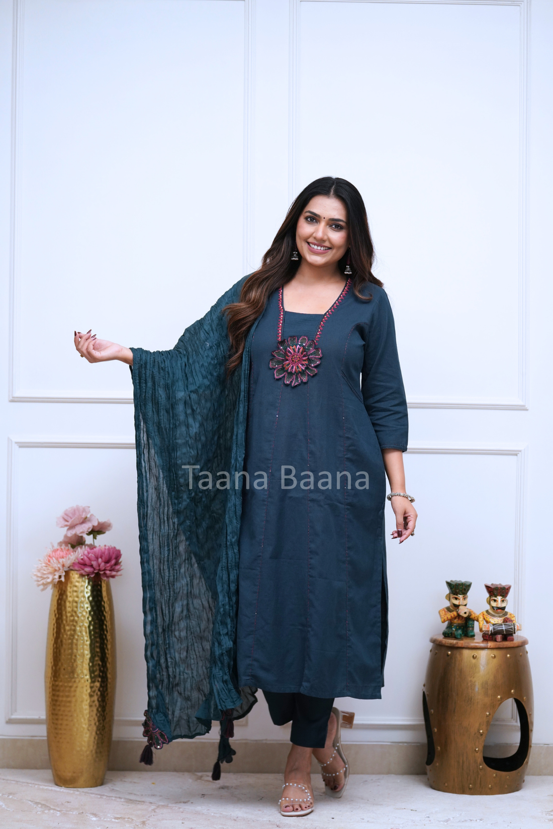 Dupatta Pant Set