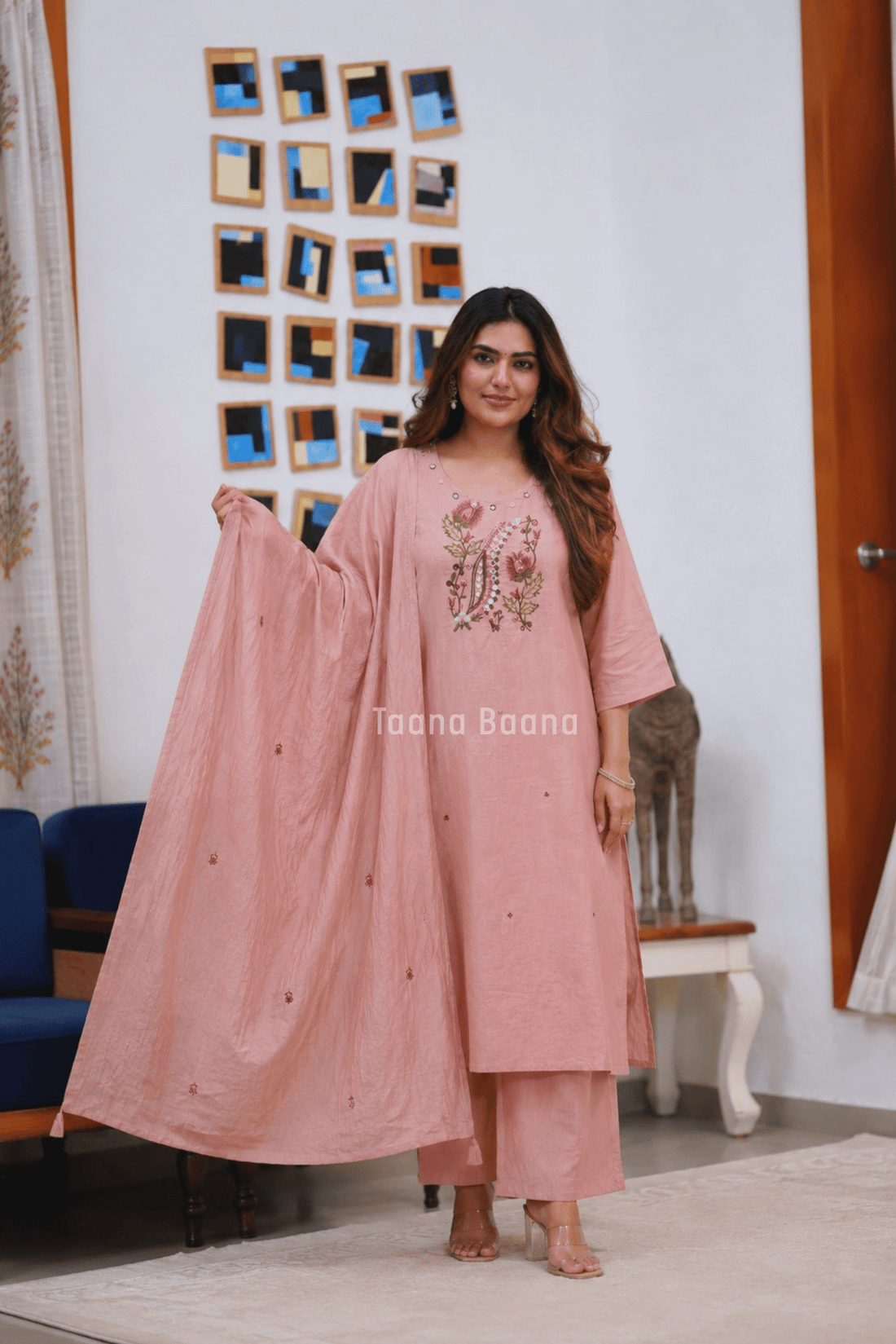 Dupatta Pant Set