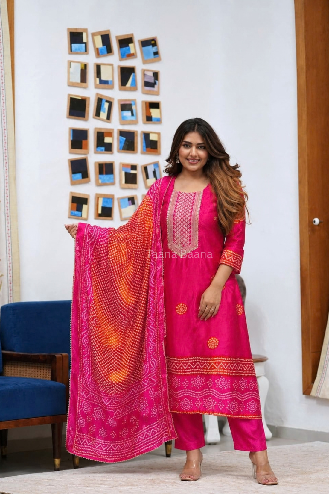 Dupatta Pant Set
