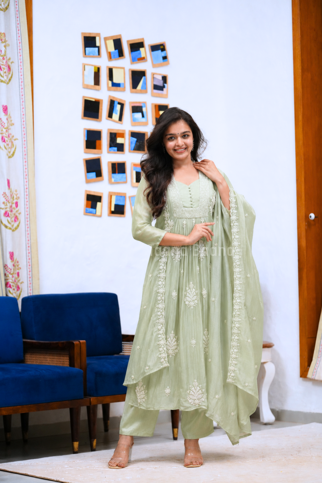 Dupatta Pant Set