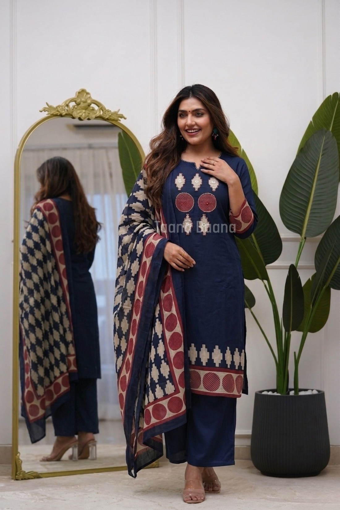 Dupatta Plazo Set