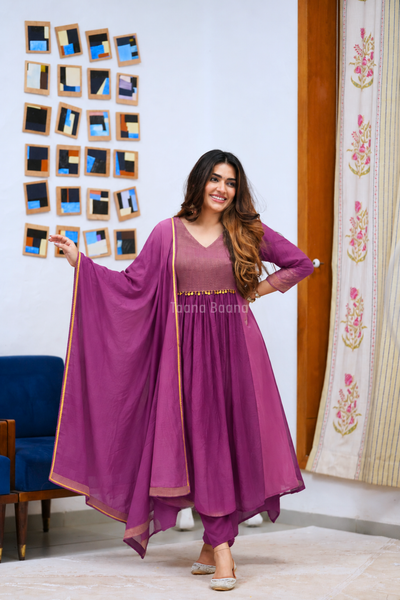 Anarkali Dupatta Set