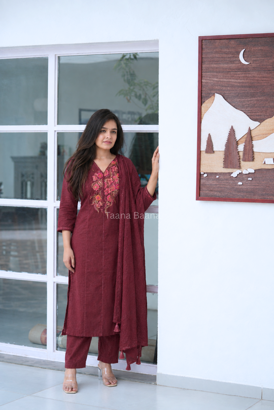 Dupatta Pant Set