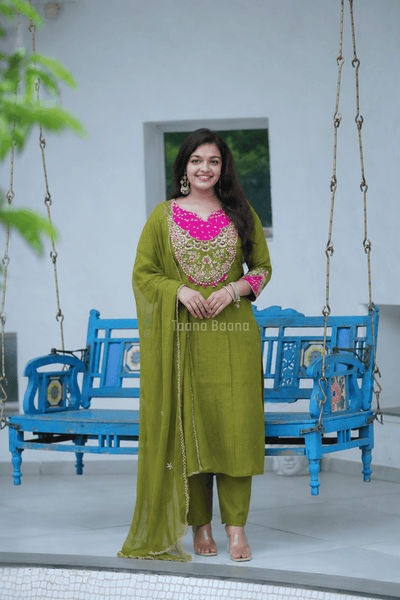 Dupatta Pant Set