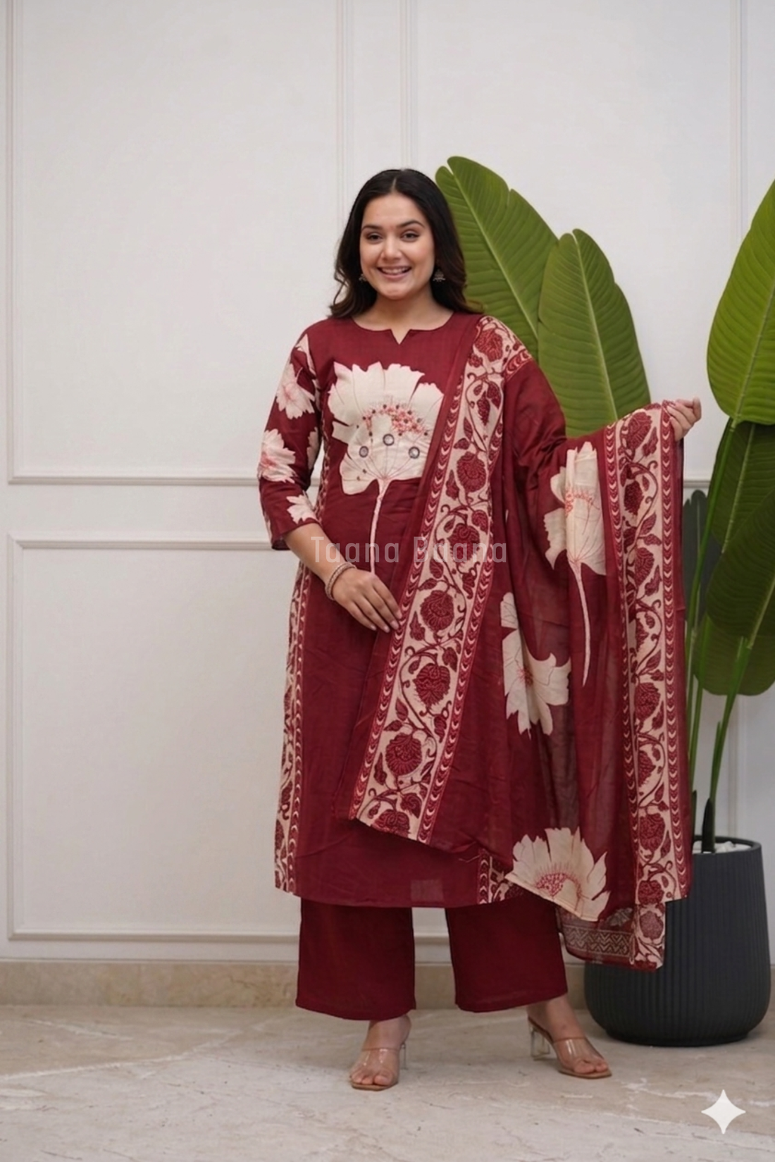 Dupatta Pant Set