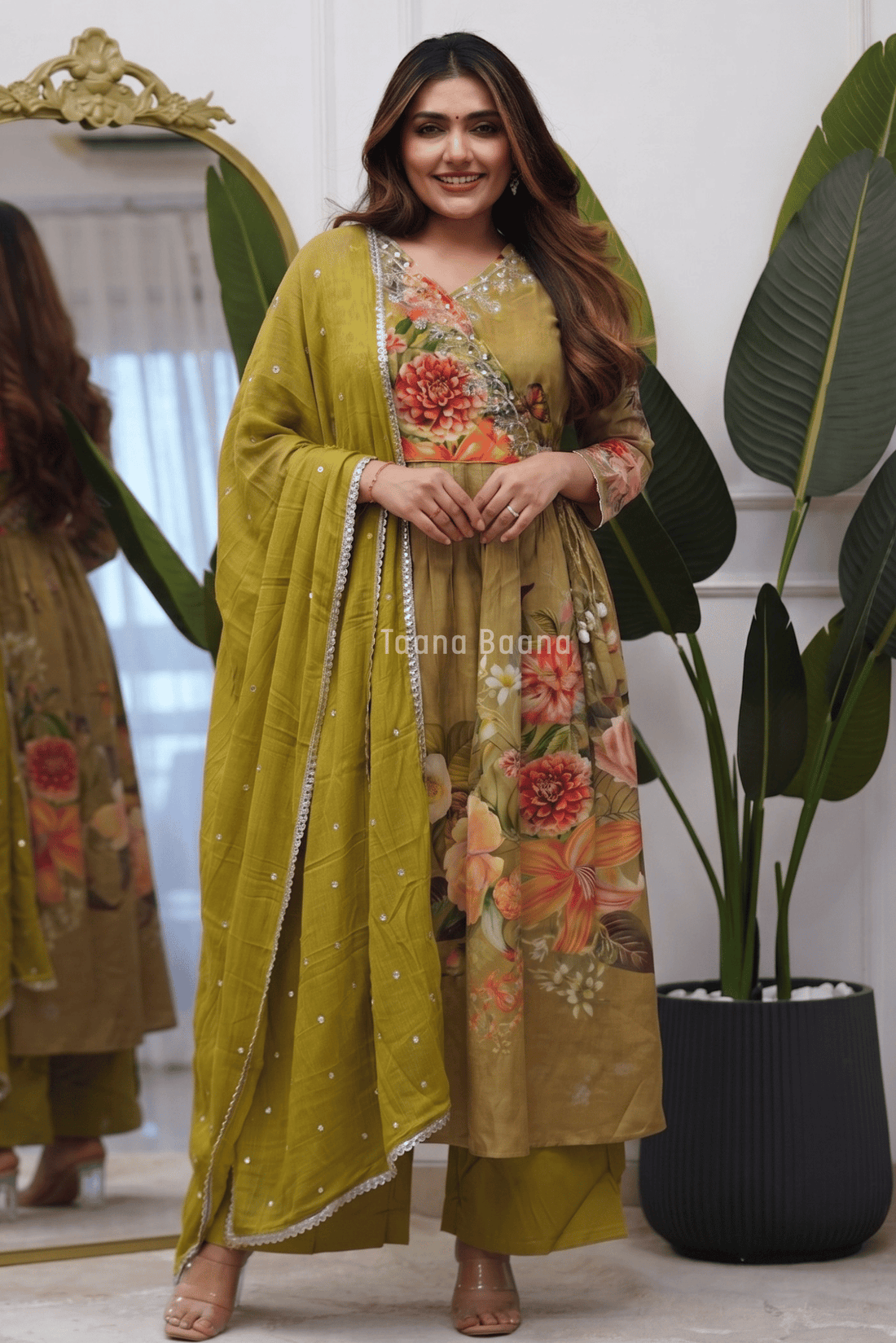 Anarkali Dupatta Suit
