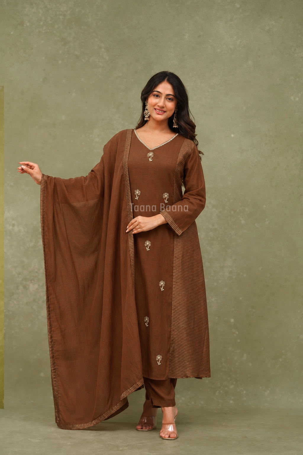 Anarkali Dupatta Set