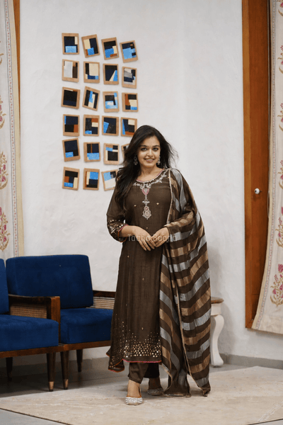Dupatta Pant Set