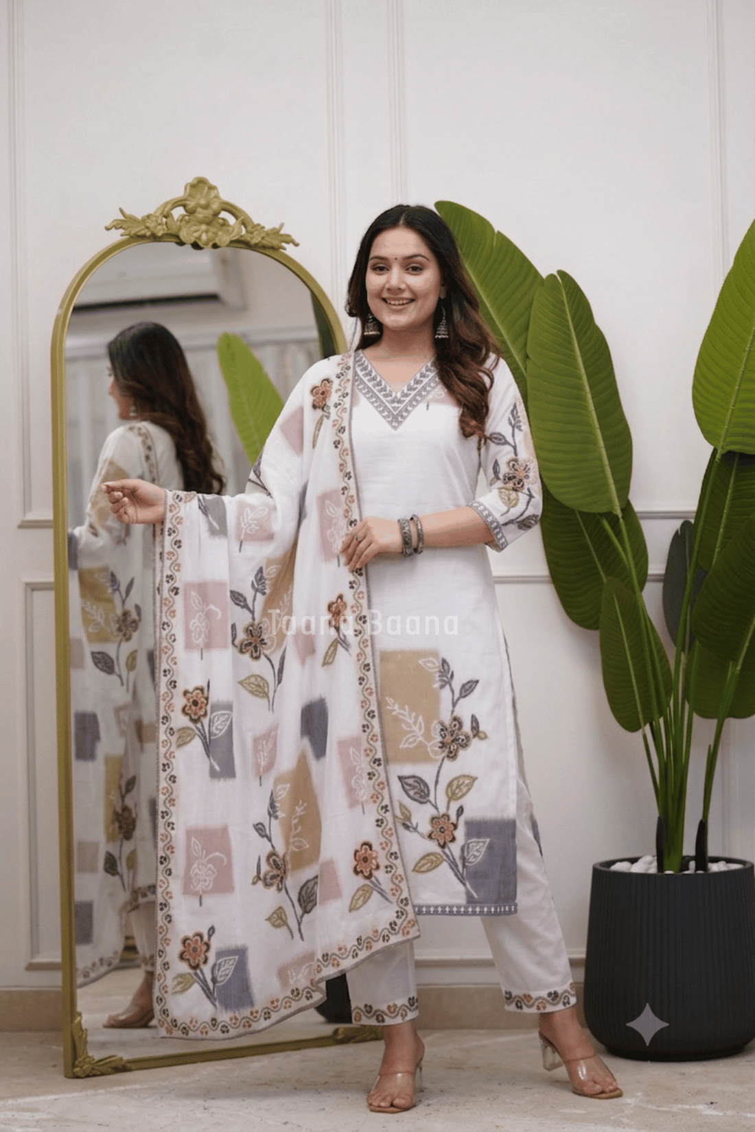 Dupatta Pant Set