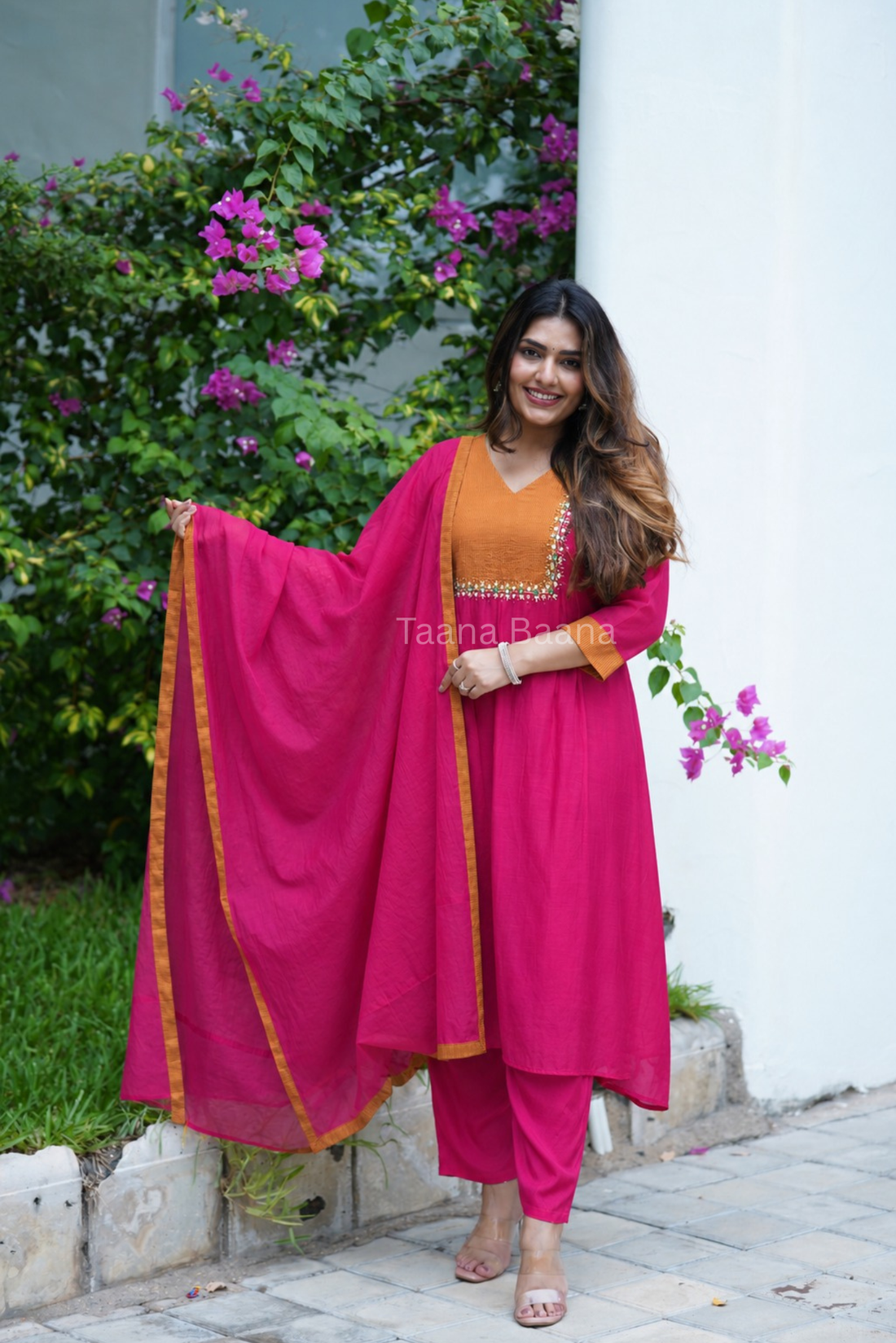 Anarkali Dupatta Set