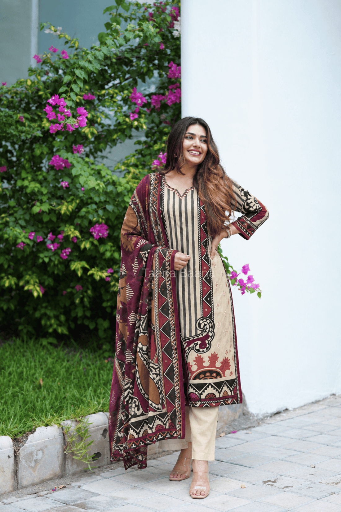 Dupatta Pant Set