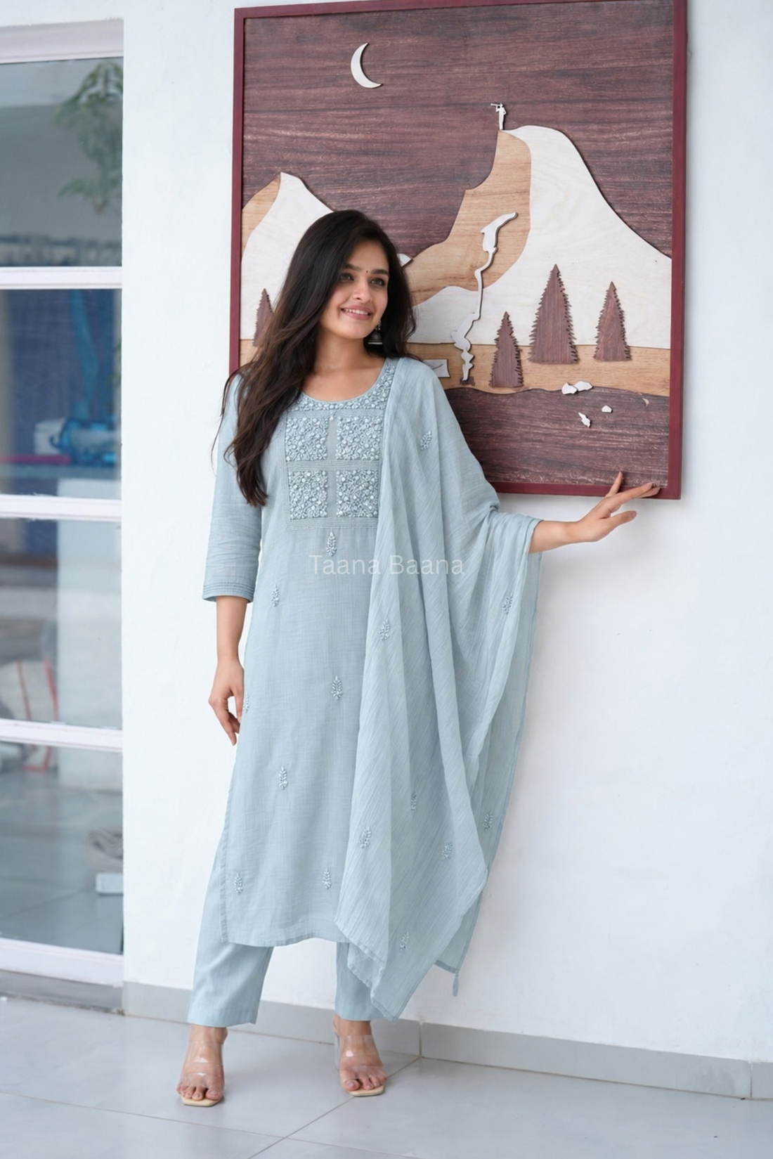 Dupatta Pant Set